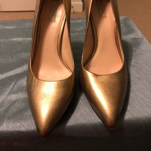 Gold Cole Haan Classic Pump